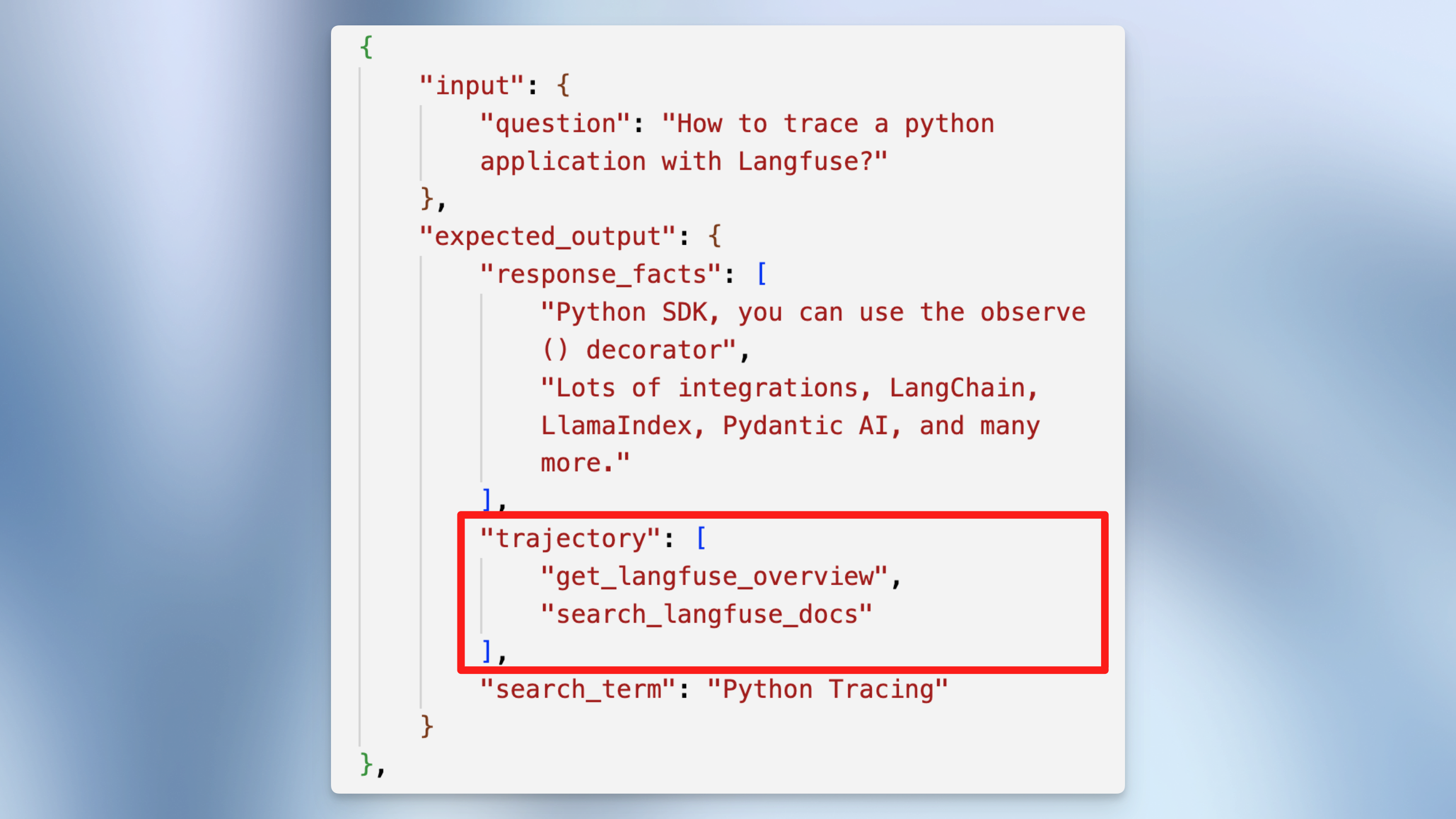 Trajectory Evaluation